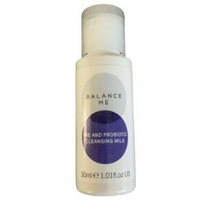 Balance Me Pre and Probiotic Cleansing Milk Cleanser Travel Trial 1oz 30mL